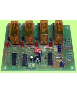 MANDO SECUENCIAL 4 SALIDAS 12V RELE CEBEK CBKI-5